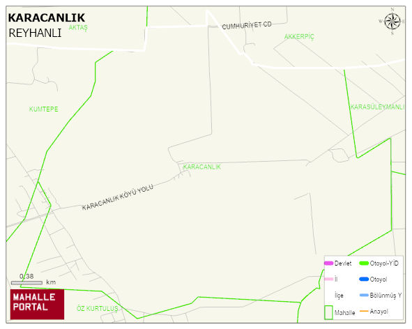 KARACANLIK Mahallesi Haritası | İnteraktif Köy ve Mahalle Sınırları