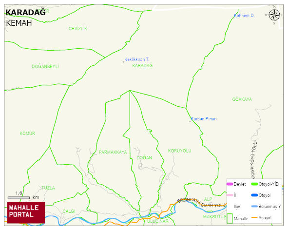 KARADAĞ Köyü Haritası | İnteraktif Köy ve Mahalle Sınırları