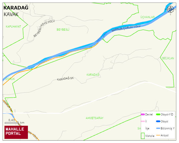 KARADAĞ Mahallesi Haritası | Güncel Mahalle ve Köy Haritası