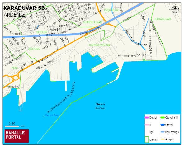 KARADUVAR SB Mahallesi Haritası | Detaylı Köy ve Mahalle Görünümü