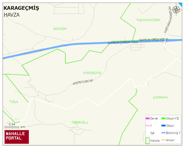 KARAGEÇMİŞ Mahallesi Haritası | Uydu Görüntüsü ve Harita Detayları