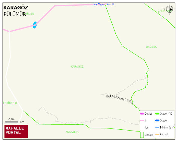 KARAGÖZ Köyü Haritası | İnteraktif Köy ve Mahalle Sınırları