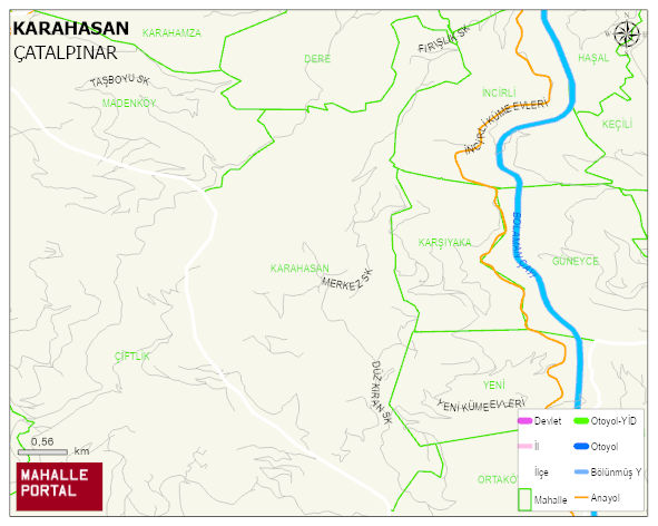 KARAHASAN Mahallesi Haritası | İnteraktif Köy ve Mahalle Sınırları