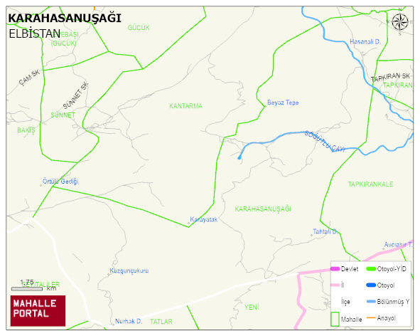 KARAHASANUŞAĞI Mahallesi Haritası | Mahalle Sokak Haritası