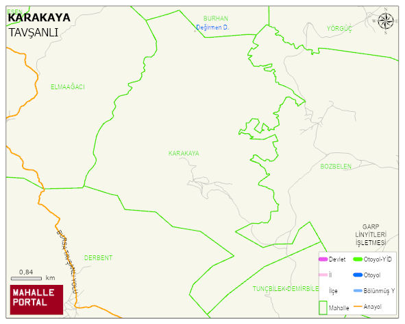 KARAKAYA Köyü Haritası | Uydu Görüntüsü ve Harita Detayları