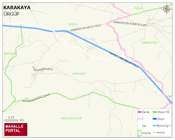 KARAKAYA Köyü Haritası | Mahalle Sokak Haritası