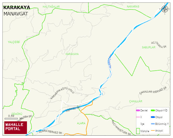 KARAKAYA Mahallesi Haritası | Güncel Mahalle ve Köy Haritası