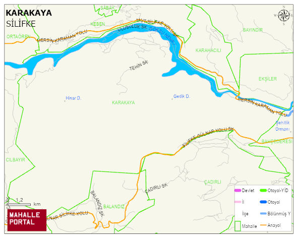 KARAKAYA Mahallesi Haritası | İnteraktif Köy ve Mahalle Sınırları