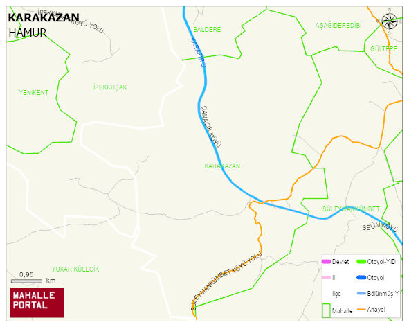 KARAKAZAN Köyü Haritası | Coğrafi Yapı ve Detaylı Haritası