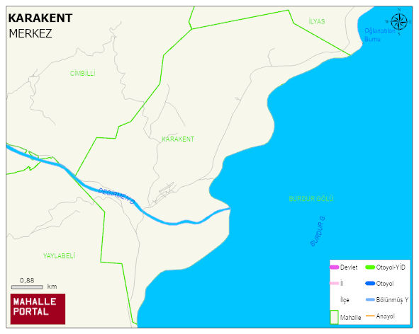 KARAKENT Köyü Haritası | Detaylı Köy ve Mahalle Görünümü