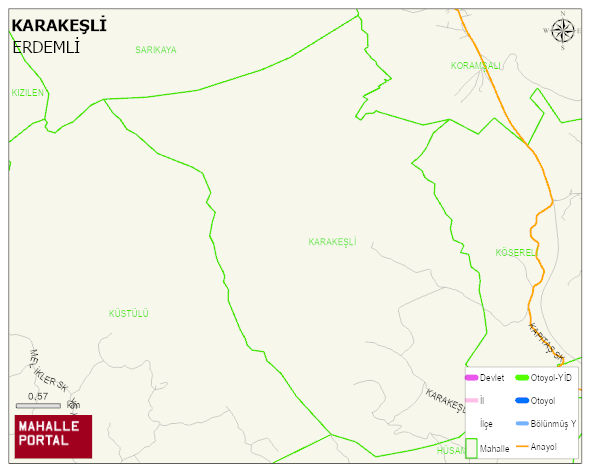 KARAKEŞLİ Mahallesi Haritası | Mahalle Sokak Haritası