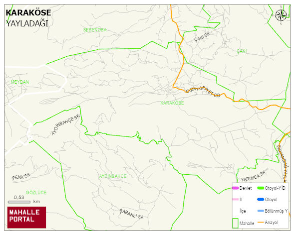 KARAKÖSE Mahallesi Haritası | Güncel Mahalle ve Köy Haritası