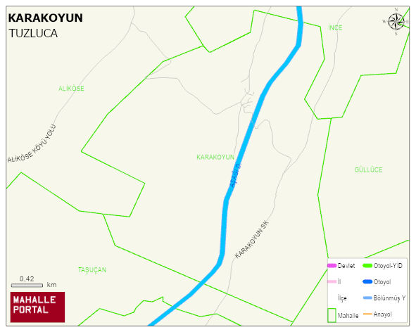 KARAKOYUN Köyü Haritası | Mahalle Sokak Haritası