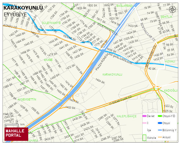 KARAKOYUNLU Mahallesi Haritası | Güncel Mahalle ve Köy Haritası