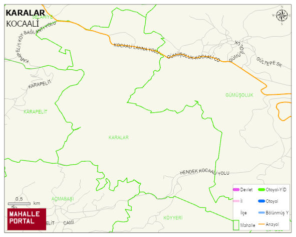 KARALAR Mahallesi Haritası | Güncel Mahalle ve Köy Haritası