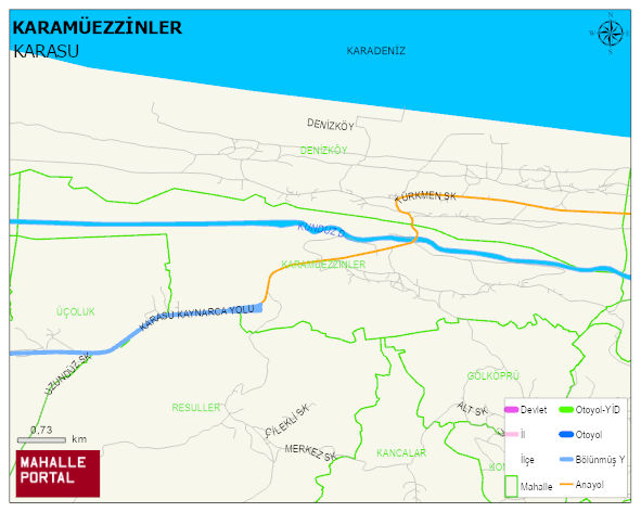 KARAMÜEZZİNLER Mahallesi Haritası | Güncel Mahalle ve Köy Haritası