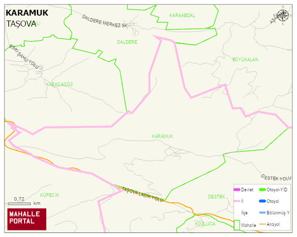 KARAMUK Köyü Haritası | Uydu Görüntüsü ve Harita Detayları