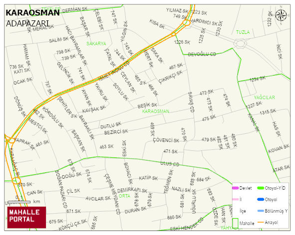 KARAOSMAN Mahallesi Haritası | İnteraktif Köy ve Mahalle Sınırları