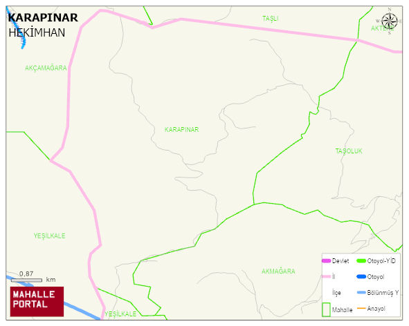 KARAPINAR Mahallesi Haritası | İnteraktif Köy ve Mahalle Sınırları