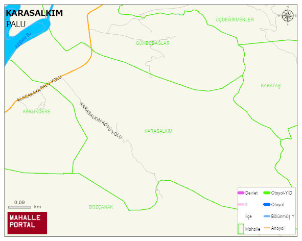 KARASALKIM Köyü Haritası | İnteraktif Köy ve Mahalle Sınırları
