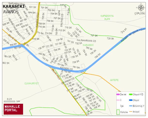 KARASEKİ Mahallesi Haritası | İnteraktif Köy ve Mahalle Sınırları
