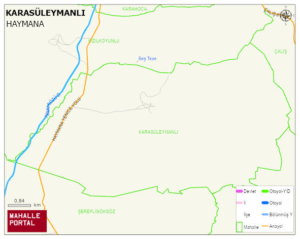 KARASÜLEYMANLI Mahallesi Haritası | Detaylı Köy ve Mahalle Görünümü