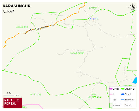 KARASUNGUR Mahallesi Haritası | İnteraktif Köy ve Mahalle Sınırları