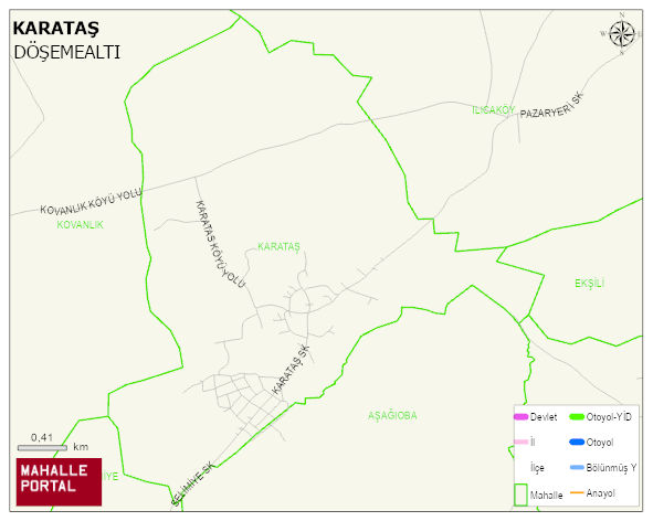 KARATAŞ Mahallesi Haritası | Coğrafi Yapı ve Detaylı Haritası