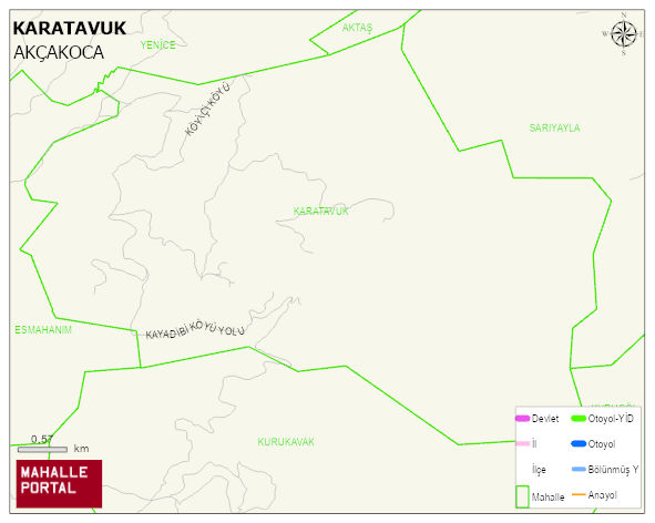 KARATAVUK Köyü Haritası | Uydu Görüntüsü ve Harita Detayları