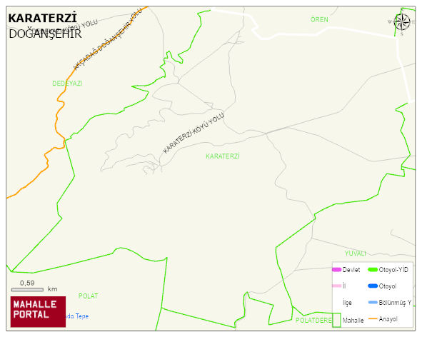 KARATERZİ Mahallesi Haritası | Mahalle Sokak Haritası