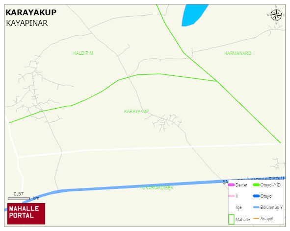 KARAYAKUP Mahallesi Haritası | İnteraktif Köy ve Mahalle Sınırları