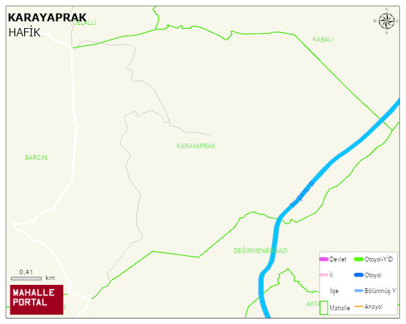 KARAYAPRAK Köyü Haritası | Coğrafi Yapı ve Detaylı Haritası