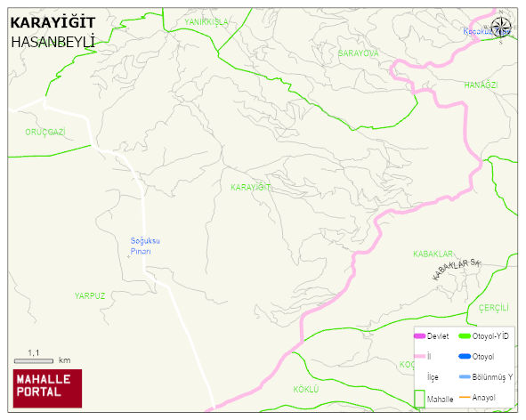 KARAYİĞİT Köyü Haritası | Mahalle Sokak Haritası