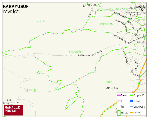 KARAYUSUF Mahallesi Haritası | Uydu Görüntüsü ve Harita Detayları