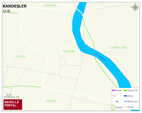 KARDEŞLER Mahallesi Haritası | Sayısal Bölge Görünümü