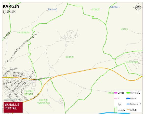 KARGIN Mahallesi Haritası | Mahalle Sokak Haritası