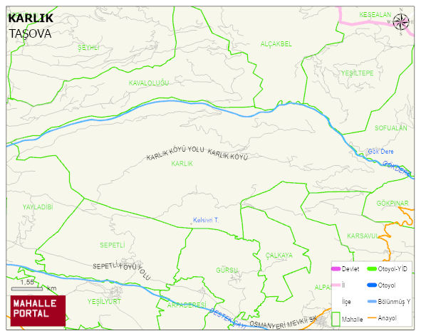 KARLIK Köyü Haritası | Mahalle Sokak Haritası