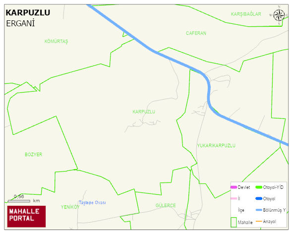 KARPUZLU Mahallesi Haritası | Mahalle Sokak Haritası