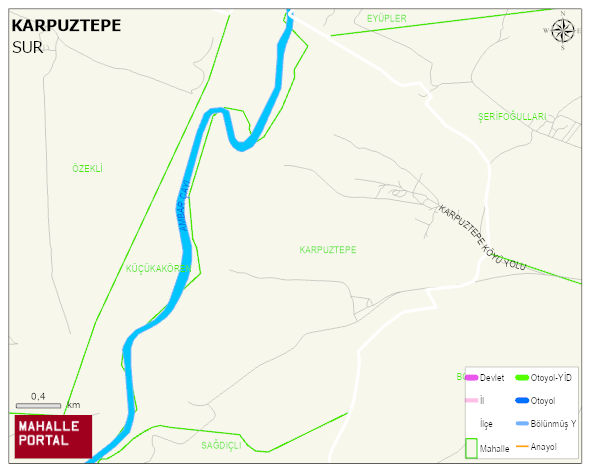 KARPUZTEPE Mahallesi Haritası | Güncel Mahalle ve Köy Haritası