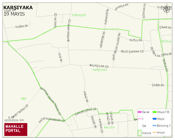 KARŞIYAKA Mahallesi Haritası | Mahalle Sokak Haritası