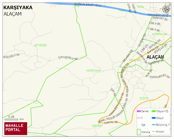 KARŞIYAKA Mahallesi Haritası | Güncel Mahalle ve Köy Haritası