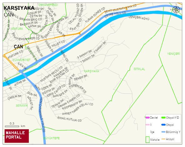 KARŞIYAKA Mahallesi Haritası | Uydu Görüntüsü ve Harita Detayları