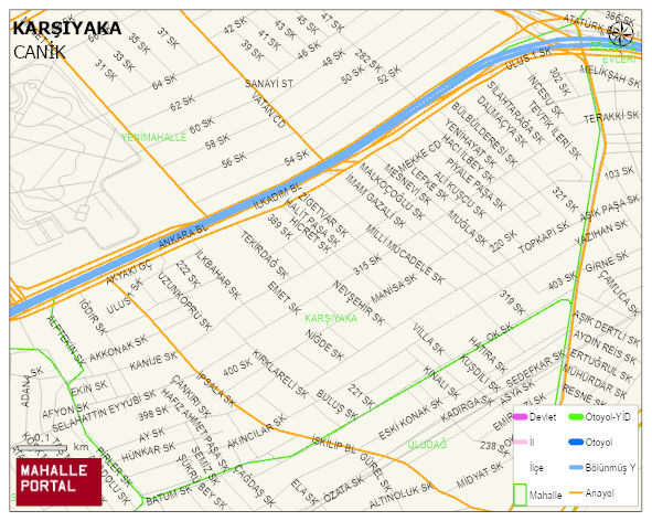 KARŞIYAKA Mahallesi Haritası | Mahalle ve Köy Sınırı