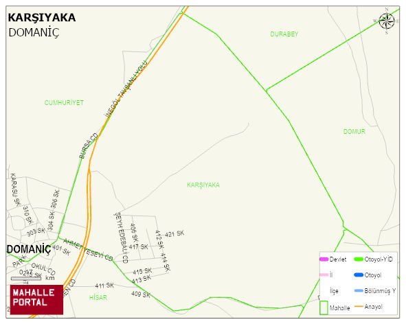 KARŞIYAKA Mahallesi Haritası | Coğrafi Yapı ve Detaylı Haritası
