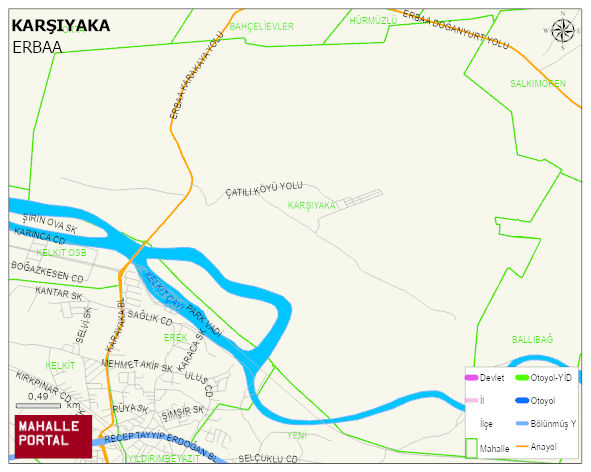 KARŞIYAKA Mahallesi Haritası | Detaylı Köy ve Mahalle Görünümü