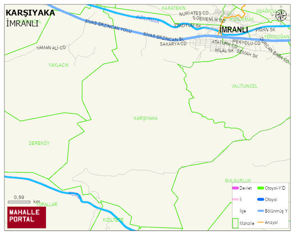 KARŞIYAKA Mahallesi Haritası | Mahalle ve Köy Sınırı