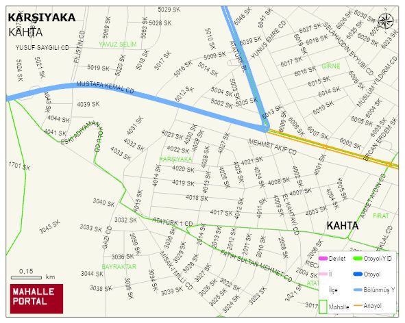 KARŞIYAKA Mahallesi Haritası | İnteraktif Köy ve Mahalle Sınırları