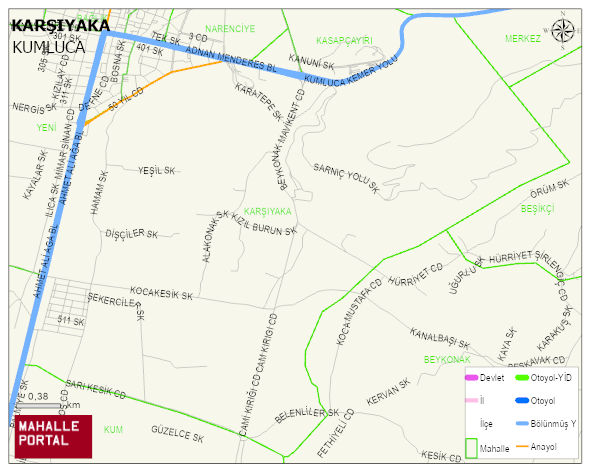 KARŞIYAKA Mahallesi Haritası | Detaylı Köy ve Mahalle Görünümü