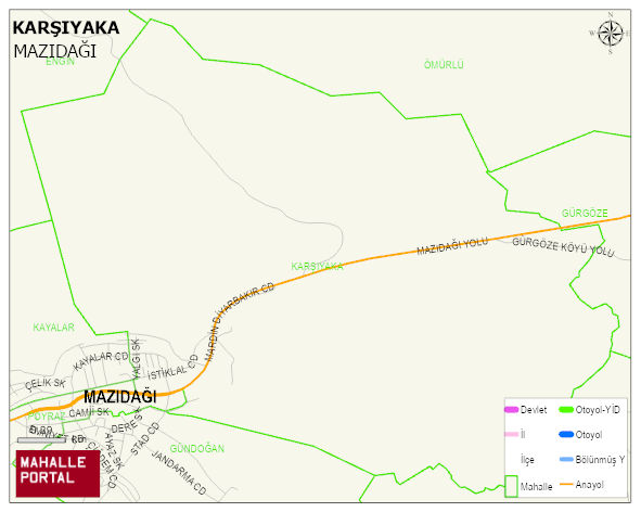 KARŞIYAKA Mahallesi Haritası | Güncel Mahalle ve Köy Haritası
