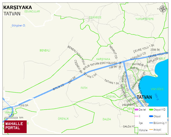 KARŞIYAKA Mahallesi Haritası | Coğrafi Yapı ve Detaylı Haritası